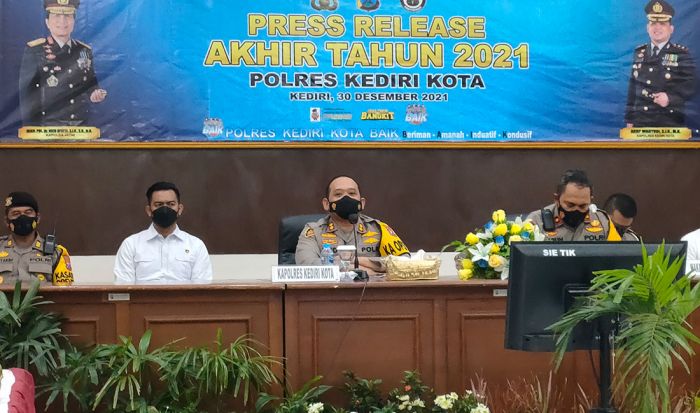 Tahun 2021, Ada Tren Penurunan Kasus Narkoba di Wilayah Hukum Polres Kediri Kota