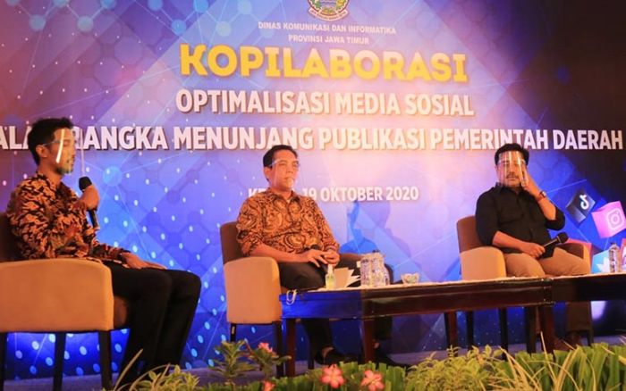 Diskominfo Jatim Gandeng Pegiat Medsos, Guna Tunjang Publikasi Pemda