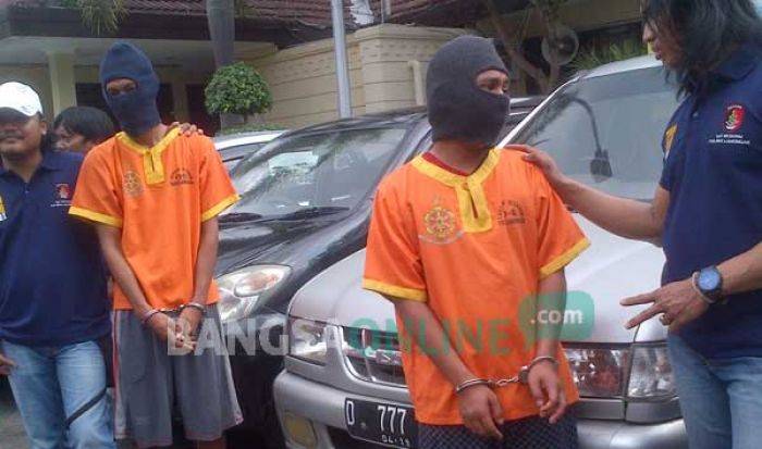 Dua Pelaku Penggelapan Mobil antar Kota Diringkus Polres Lamongan