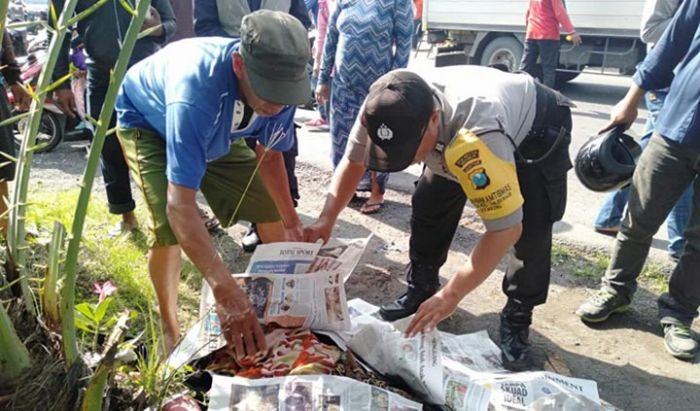 Ngebut, Warga Krembung Sidoarjo Tewas Kecelakaan di Jalan Raya Desa Kandangan