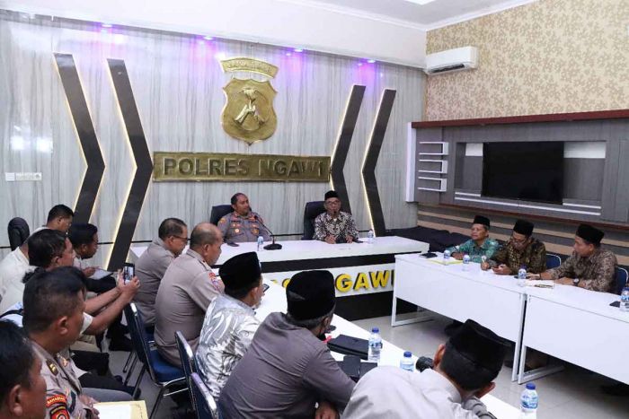 Jelang Peringatan Satu Abad NU, PCNU Silaturahmi ke Polres Ngawi