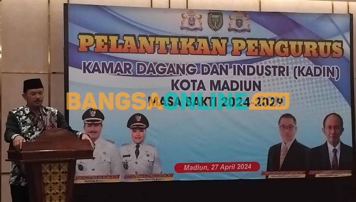 Harapan Maidi di Pelantikan Kadin Kota Madiun Periode 2024-2029