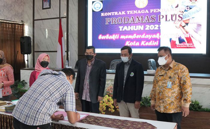 Lanjutkan Tahapan Rekrutmen, 64 Tenaga Pendamping Prodamas Plus Teken Kontrak Perjanjian Kerja