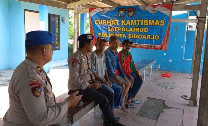 Satpolairud Polresta Sidoarjo Serap Aspirasi Masyarakat Kawasan Pesisir