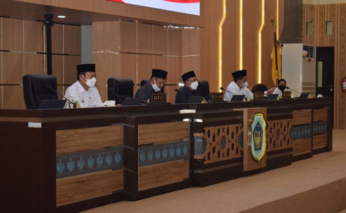 Legislatif dan Eksekutif Lamongan Saling Sampaikan Pandangan, RPJMD 2021-2026 Dinilai Positif