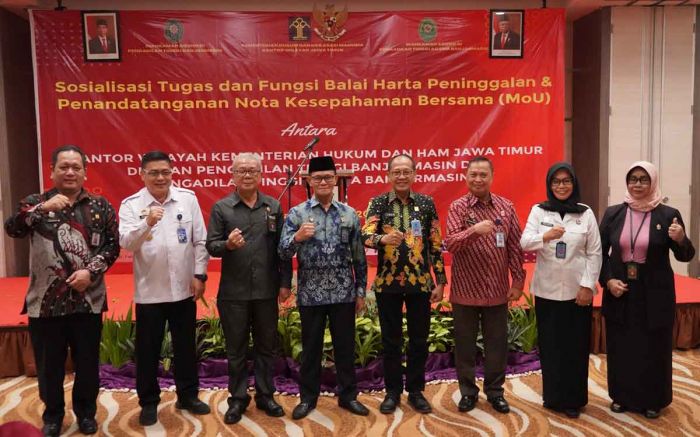 Percepat Penyerahan Putusan, Kemenkumham Jatim dan Pengadilan Tinggi Banjarmasin Teken MoU