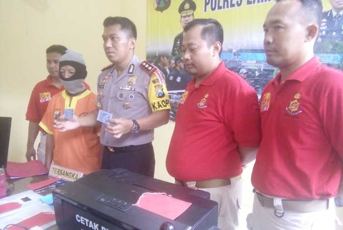 ​Polres Lamongan Ringkus Tersangka Pencetak KTP Palsu