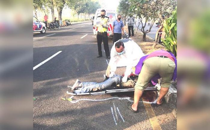 Tabrak Median Jalan di Tanggulangin, Warga Sidokepung Buduran Tewas