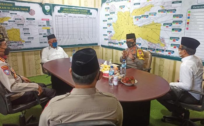 Silaturahim Dengan Pengurus PWNU dan MUI Jatim, Kapolda Yakinkan Vaksin Covid-19 Aman dan Halal