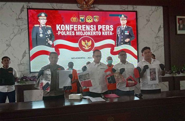 Polres Mojokerto Kota Ungkap Kasus Judi Online