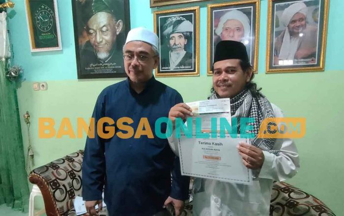 PUI Kediri Raya Serahkan Donasi Rp37 Juta untuk Palestina