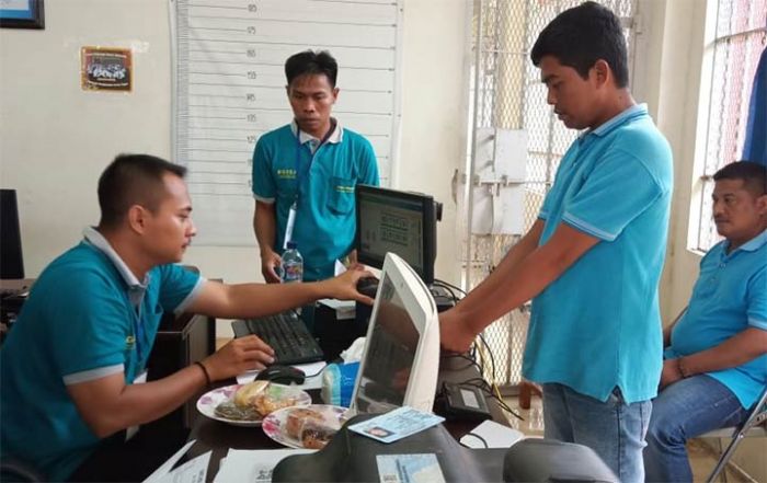 Dispendukcapil dan KPU Jemput Bola Perekaman e-KTP di Lapas Kelas II A Pamekasan