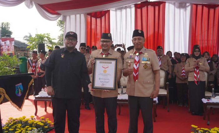 Apel Akbar Pramuka Terbanyak Tingkat SMA se-Jawa Timur Pecahkan Rekor Muri