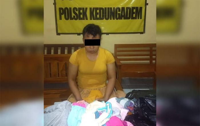 Nyamar Perempuan, Pria di Bojonegoro Kepergok Curi BH dan CD Wanita