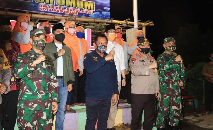 Forkopimda Jatim Kunjungi Kampung Tangguh di Kota Pasuruan