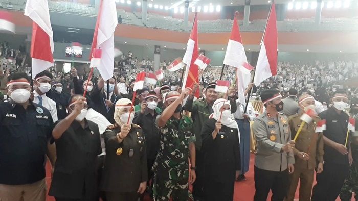 Forkopimda Jatim Gelorakan Deklarasi Anti Narkoba dan Cinta NKRI