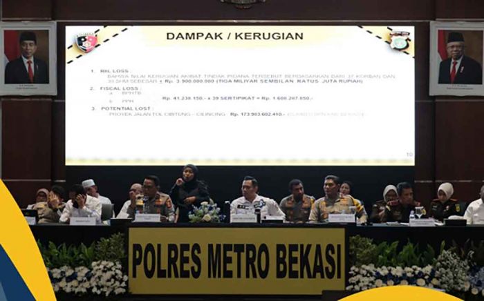 Menteri ATR/BPN Ungkap 2 Kasus Tindak Pidana Pertanahan di Kabupaten Bekasi