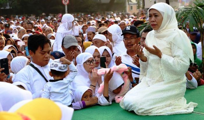 Peringati Hari Santri, Khofifah Ajak Masyarakat Jatim Doa Bersama dan Mengheningkan Cipta Serentak 