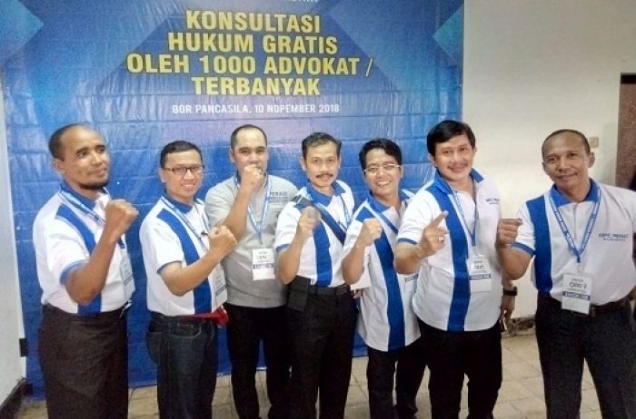 Peradi Gresik Ikut Partisipasi Pecahkan Rekor Dunia dari MURI