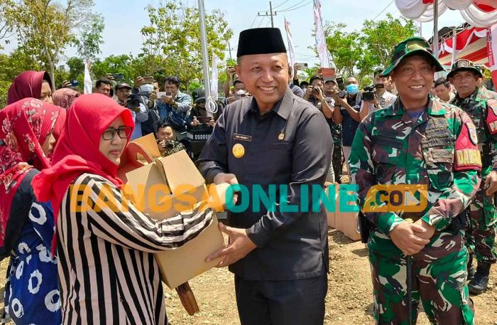 Semarak Pembukaan TMMD 122 di Pagung Kediri