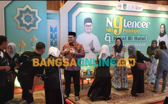 Halal Bihalal, Dhito Didoakan Warga Bisa Lanjutkan Pembangunan di Kabupaten Kediri