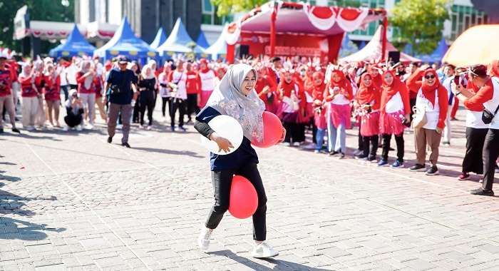 Berbagai Lomba Meriahkan Peringatan HUT Ke-79 RI di Lamongan