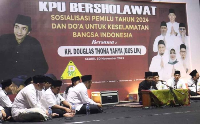 KPU Kabupaten Kediri Gelar Kegiatan Religi, Undang Gus Lik