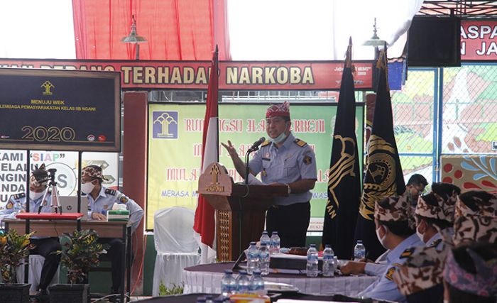 Jelang WBK, Lapas Kelas II B Ngawi Disambangi Staf Khusus Kemenkumham RI