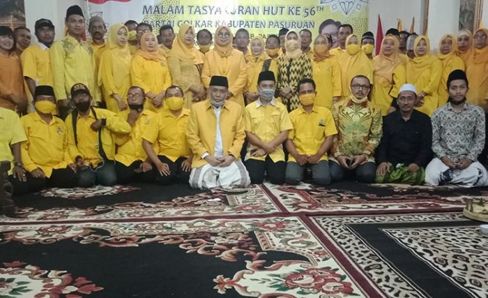 Gelar HUT ke-56, Golkar Kabupaten Pasuruan Umumkan Susunan Pengurus Baru