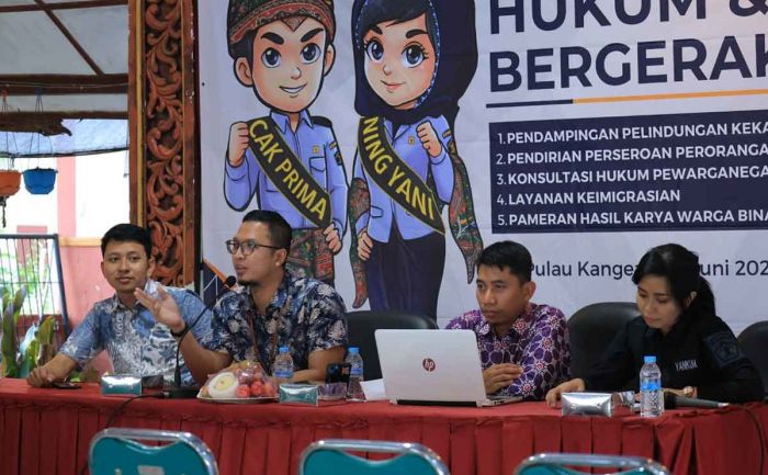 Warga Kangean Antusias Ikut Pelayanan Hukum dan HAM Bergerak Kanwil Kemenkumham Jatim