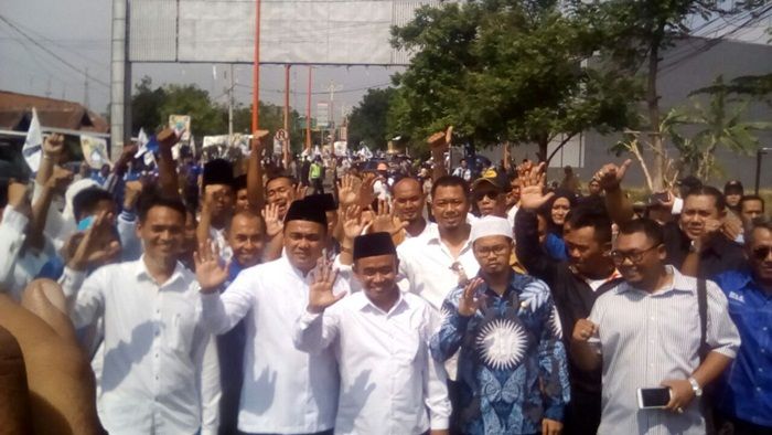 Pasangan Warsito-Moelyadi Resmi Mendaftar ke KPU Kota Mojokerto