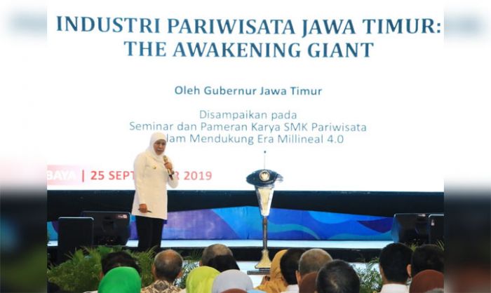 Gubernur Khofifah Sebut Industri Pariwisata Jatim Sebagai The Awakening Giant