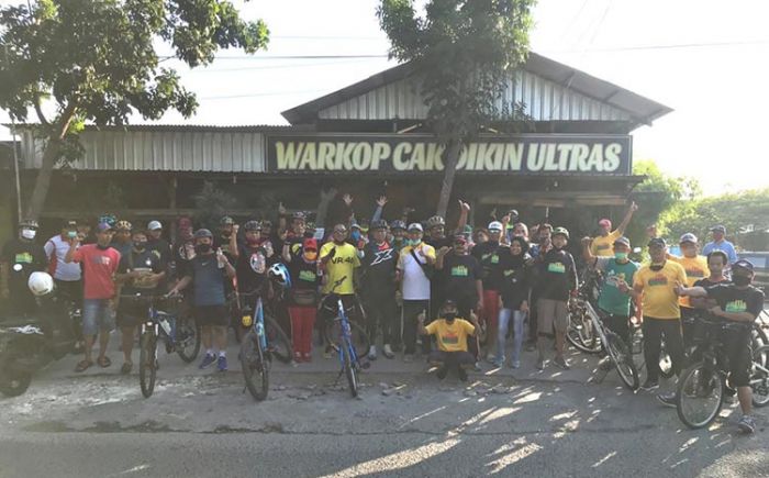 Gowes Bareng, Ketua Golkar dan PPP Gresik Kian Mesra Jelang Pilbup 2020