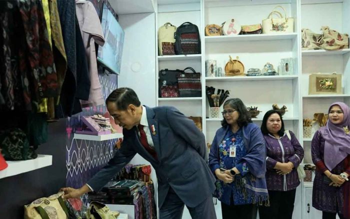 Harapan Zanariah saat Presiden Jokowi Kunjungi Booth Kota Kediri di Inacraft 2024