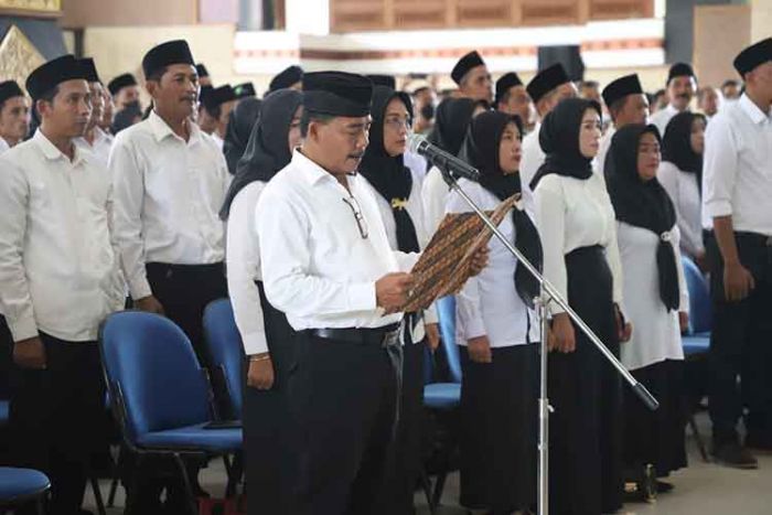 Minimalisir Konflik, Ratusan Cakades Tuban Bacakan Ikrar Damai