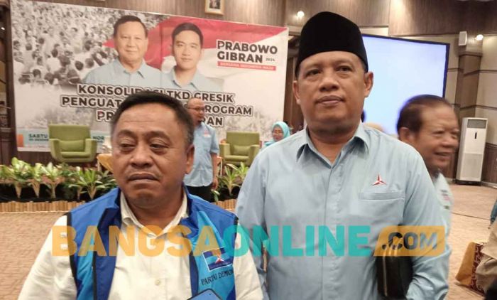 Demokrat Gresik Optimis Prabowo-Gibran Menang Satu Putaran