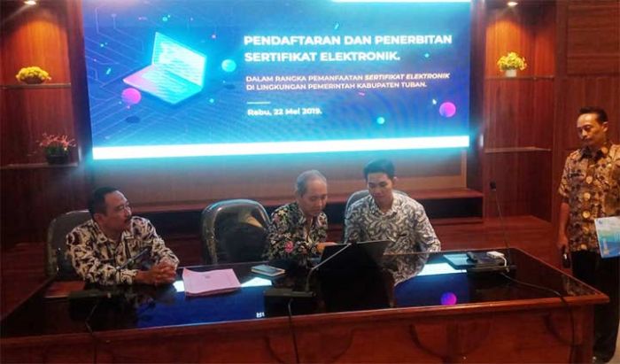 Pemkab Tuban Segera Berlakukan Tanda Tangan Elektronik