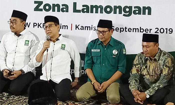 Dua PCNU Bersama PKB Deklarasikan Kaji Sholah Sebagai Calon Bupati Lamongan 