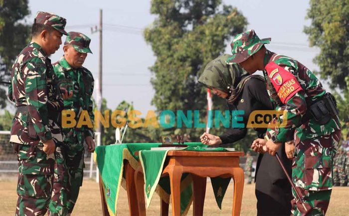 Langsung Dirasakan Masyarakat, Danrem 082 CPYJ dan Bupati Mojokerto Saling Puji Manfaat TMMD