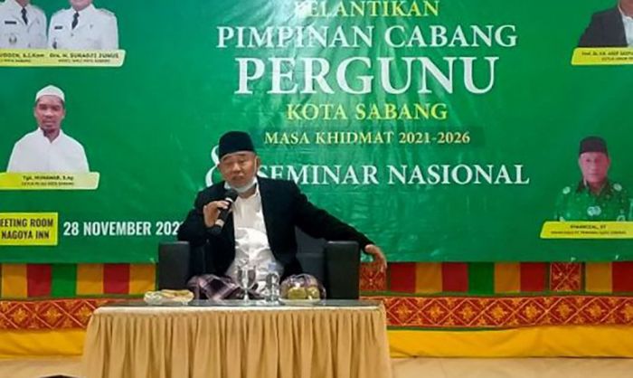 Di Sabang, Kiai Asep: Caketum PBNU yang Deklarasi dan Minta Dipilih Jangan Dipilih