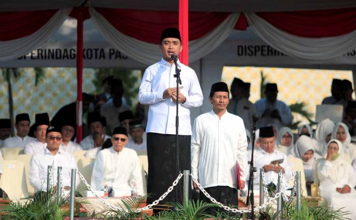 Berikut Pesan Wakil Wali Kota Pasuruan saat Pimpin Upacara Hari Santri Nasional 2023