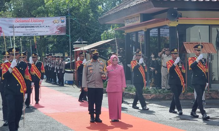 Pisah Sambut Kapolres Bangkalan, ini Hal Pertama yang akan Dilakukan AKBP Wiwit