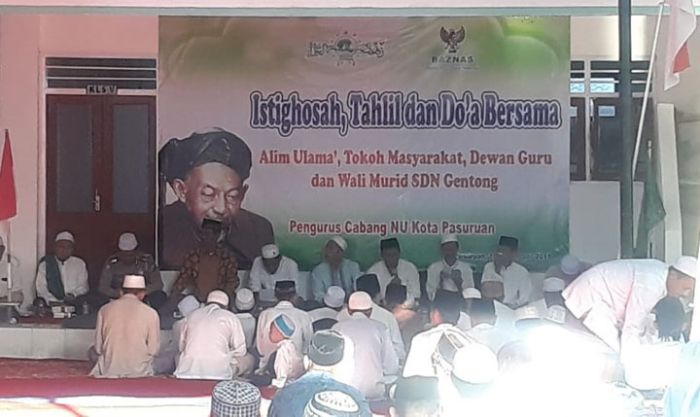 PCNU Kota Pasuruan Gelar Doa Bersama Untuk Korban Ambruknya SDN Gentong