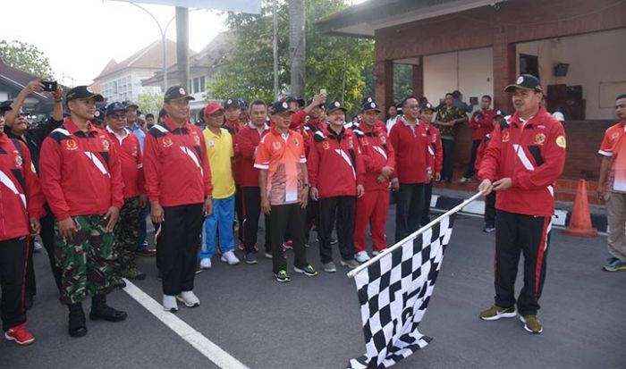 Kontingen Porprov 2019 Dilepas Wabup, Kabupaten Mojokerto Ikuti 24 Cabor