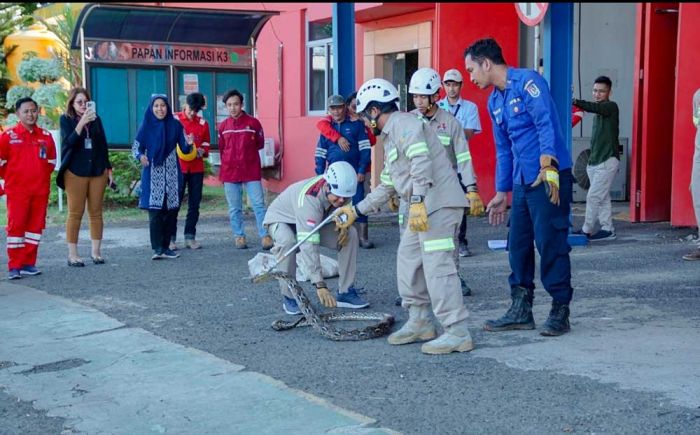 Pertahankan Budaya K3, PLN NP UP Tanjung Awar-Awar Tuban Gelar Latber dengan Damkar