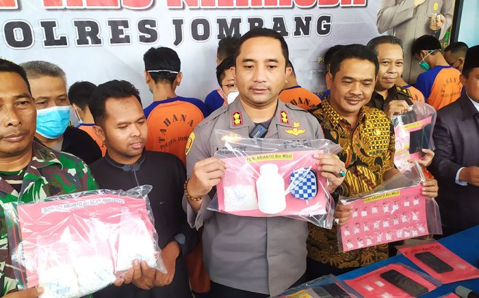 Satresnarkoba Polres Jombang Amankan 27 Tersangka Kasus Narkoba