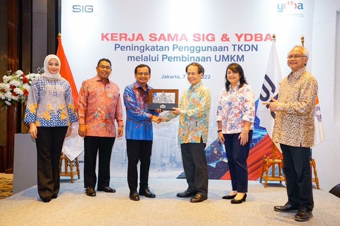 SIG dan YDBA Teken Kerja Sama Peningkatan Penggunaan Produk Dalam Negeri Melalui Pembinaan UMKM