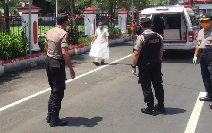 Pria yang Dievakuasi dari Depan Masjid Agung Kota Blitar Statusnya ODP