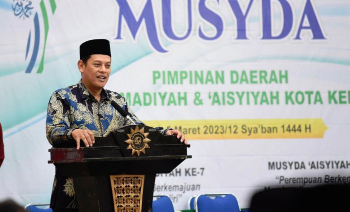 Di Musyda PD Muhammadiyah dan Aisyiyah, Mas Abu Ajak Bangkitkan Perekonomian Kota Kediri