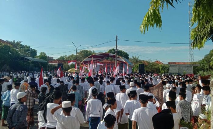 Ulama dan Santri di Bangkalan Gelar Apel Siaga Tolak RUU HIP